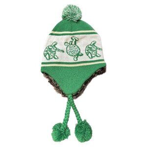 New Green Terrapin Station Grateful Dead Knit Adult Laplander Hat Winter Turtles